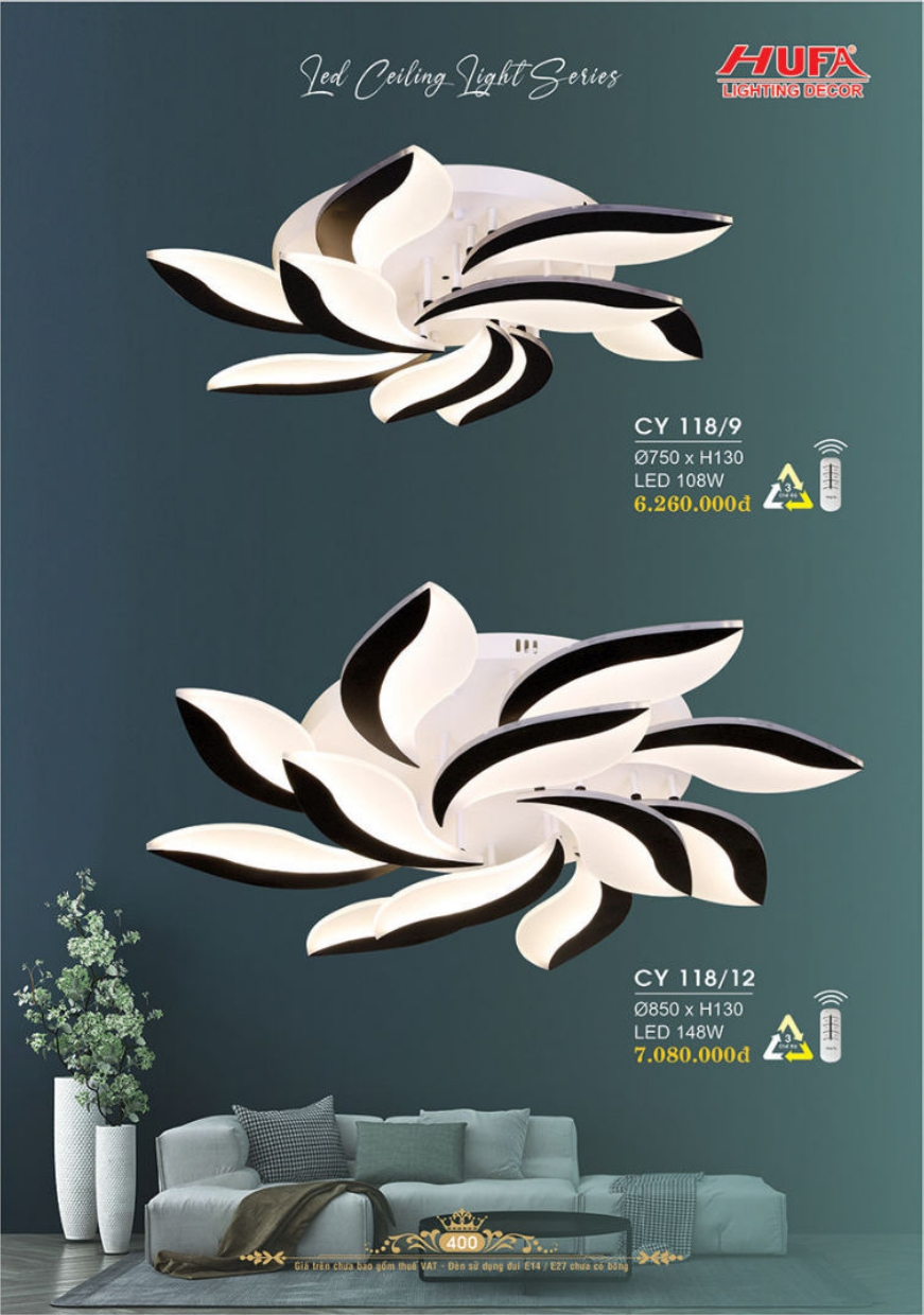 Bảng giá đèn trang trí HUFA